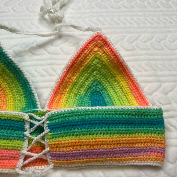 🤎 Handmade Crochet Womans Halter Top - Picture 7 of 9